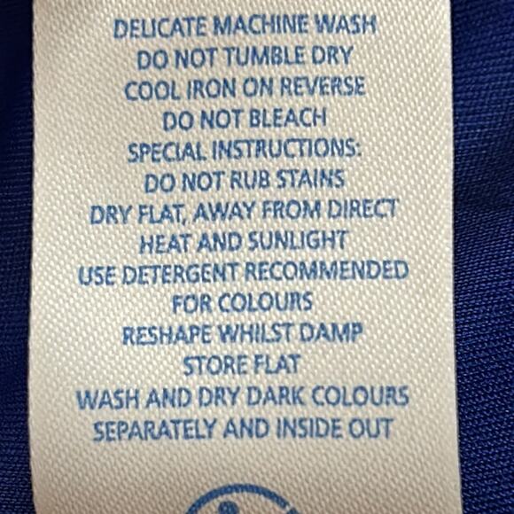 Boden Dress Women's Size 6 Blue Striped Maggie Ottoman Fit & Flare - Picture 8 of 8